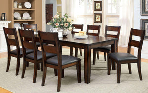 Furniture of America - Dickinson - Dining Table With X Leaf - Dark Cherry - 5th Avenue Furniture