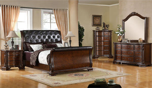 Furniture of America - Monte Vista - Nightstand - Brown Cherry - 5th Avenue Furniture