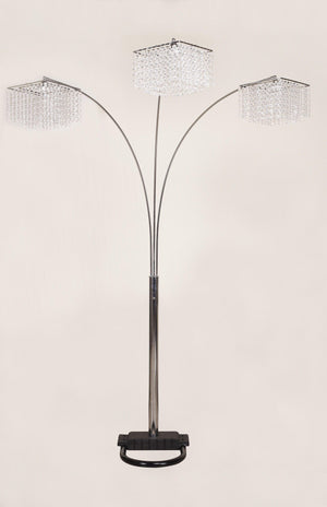 Crown Mark - Floor Lamp - Gray - 5th Avenue Furniture