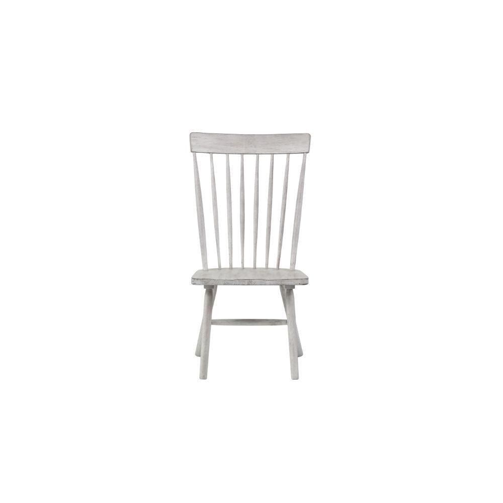 ACME - Adriel - Side Chair (Set of 2) - Antique White - 5th Avenue Furniture