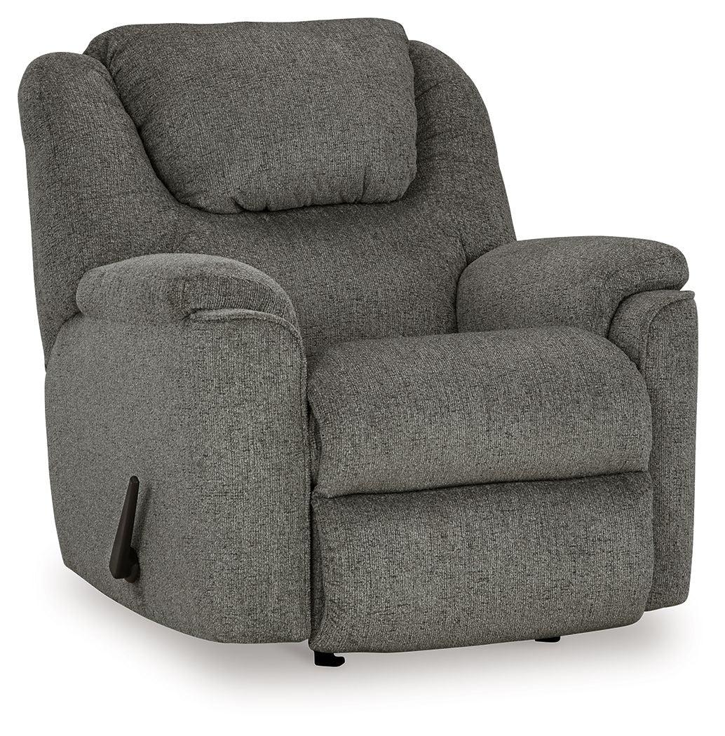 Signature Design by Ashley® - Bindura - Mineral - Rocker Recliner - 5th Avenue Furniture