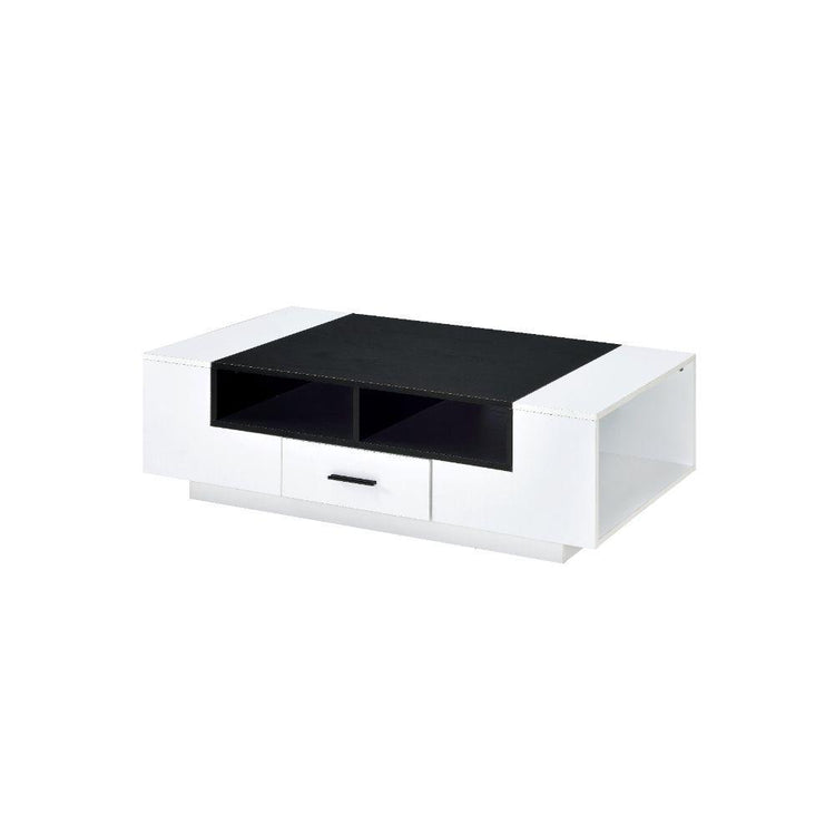 ACME - Armour - Coffee Table - White & Black - 5th Avenue Furniture