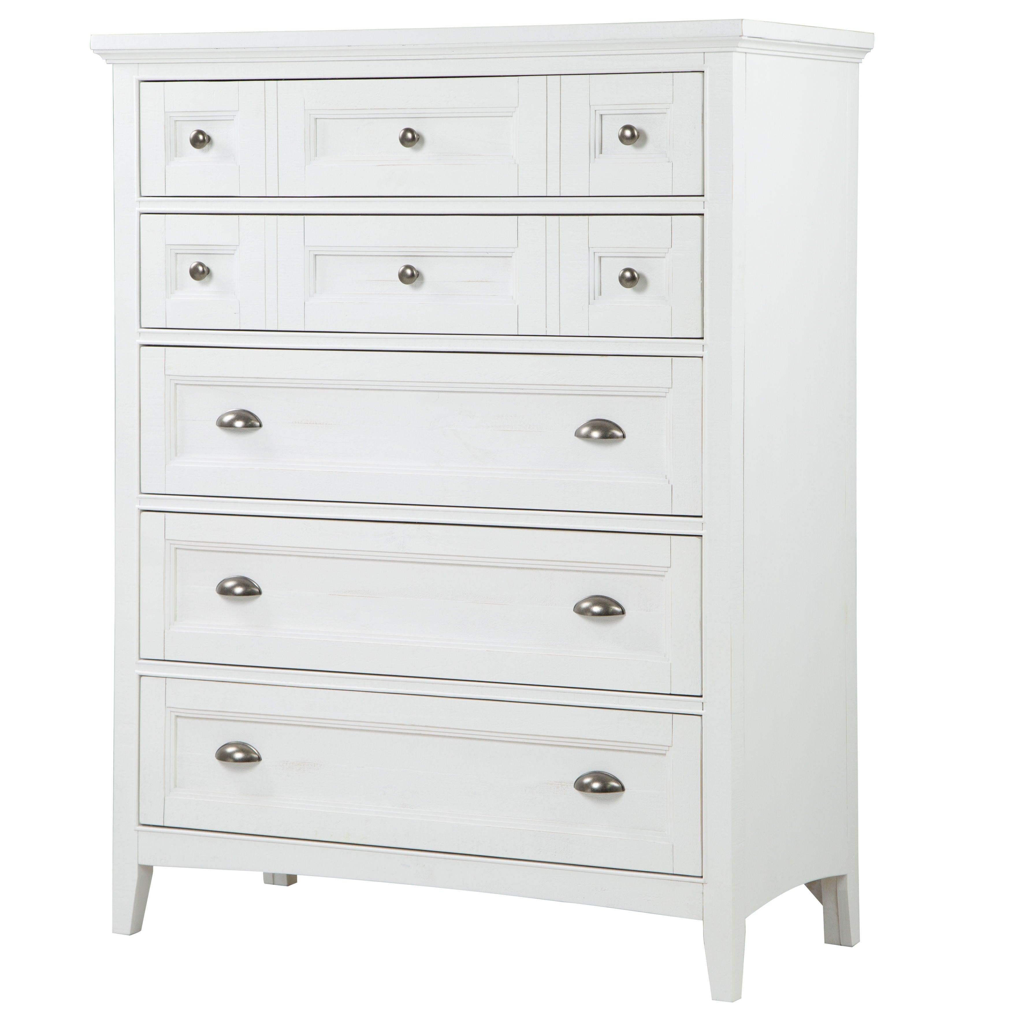 Magnussen Furniture - Heron Cove - Drawer Chest - Chalk White - 5th Avenue Furniture