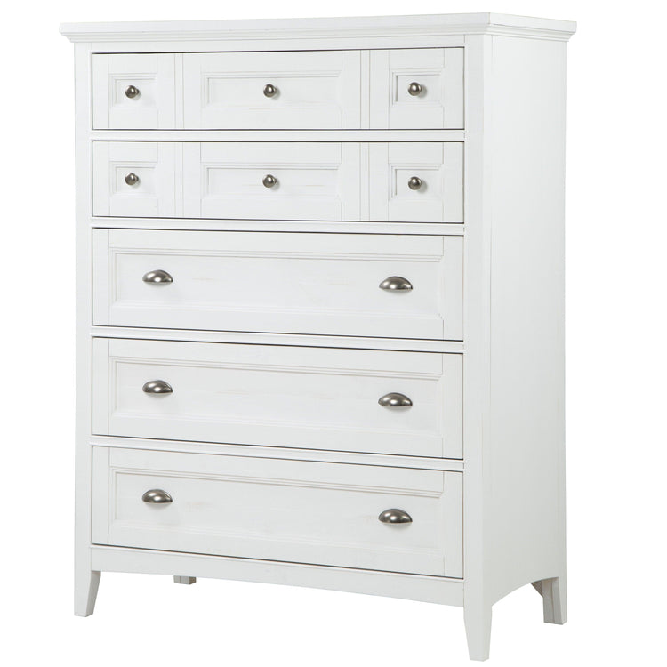 Magnussen Furniture - Heron Cove - Drawer Chest - Chalk White - 5th Avenue Furniture