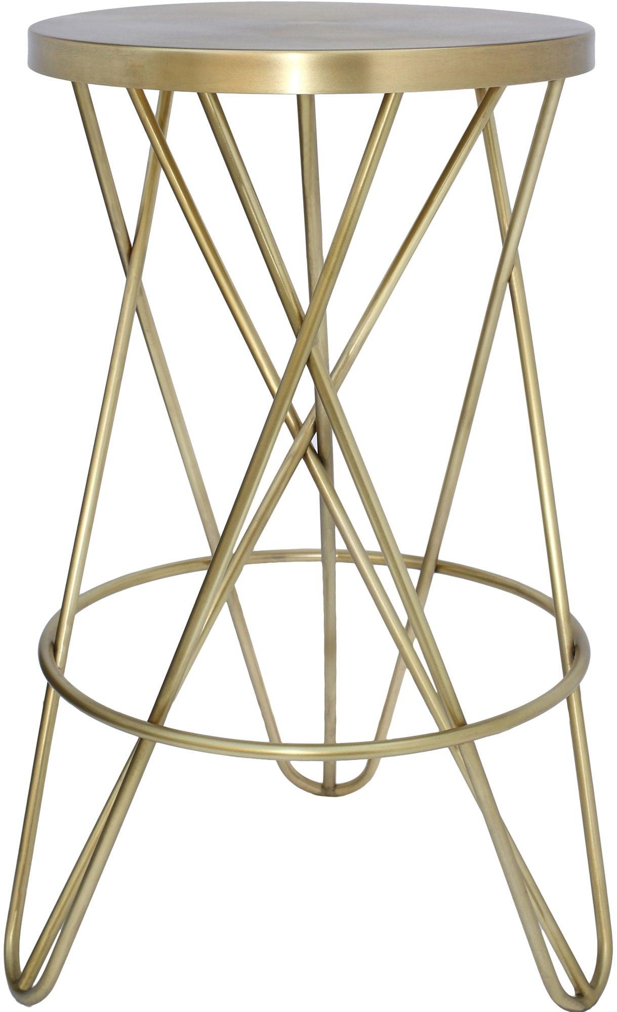 Meridian Furniture - Mercury - Iron Counter Stool - 5th Avenue Furniture