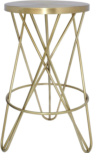 Meridian Furniture - Mercury - Iron Counter Stool - 5th Avenue Furniture