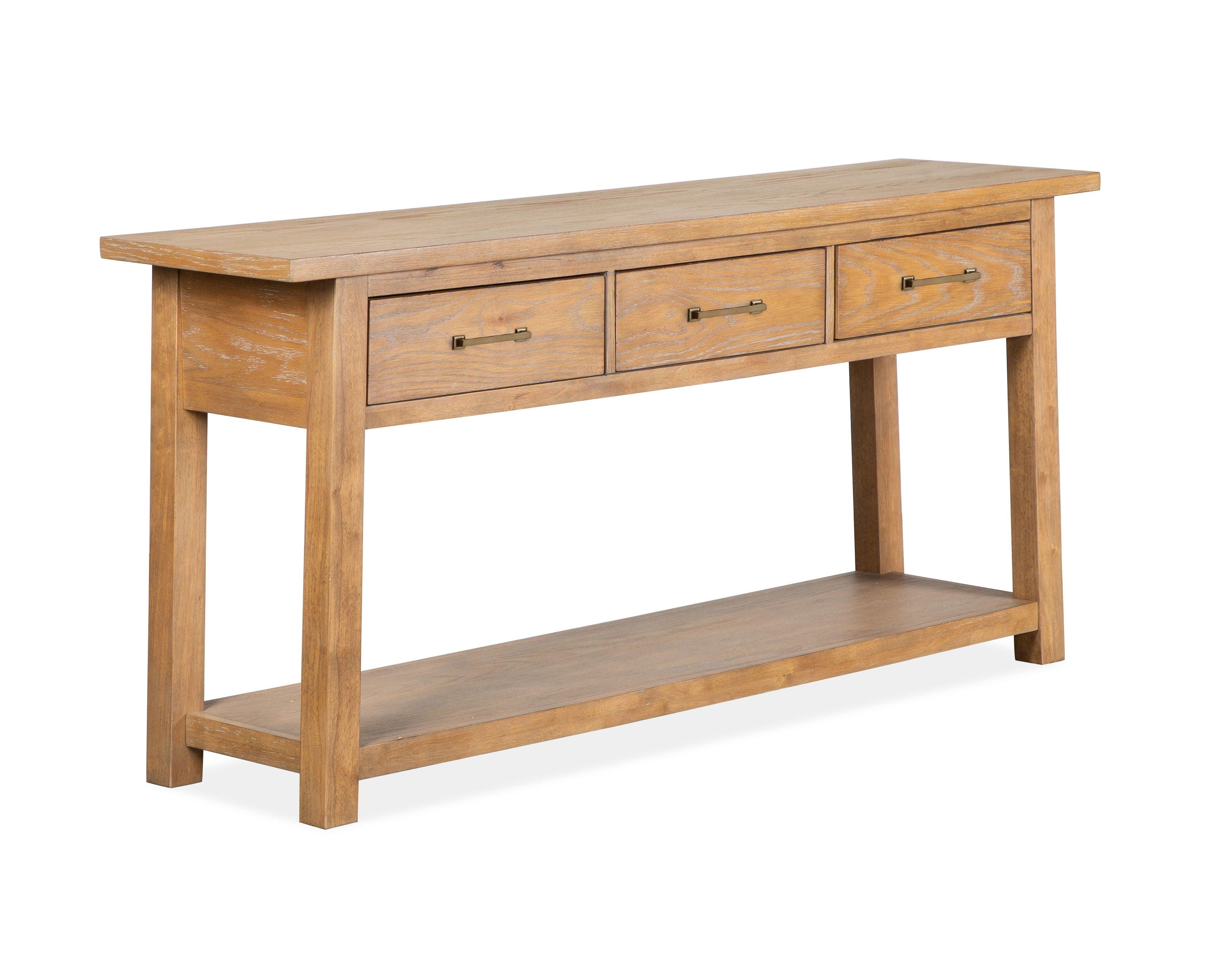 Magnussen Furniture - Lindon - Rectangular Sofa Table - Belgian Wheat - 5th Avenue Furniture