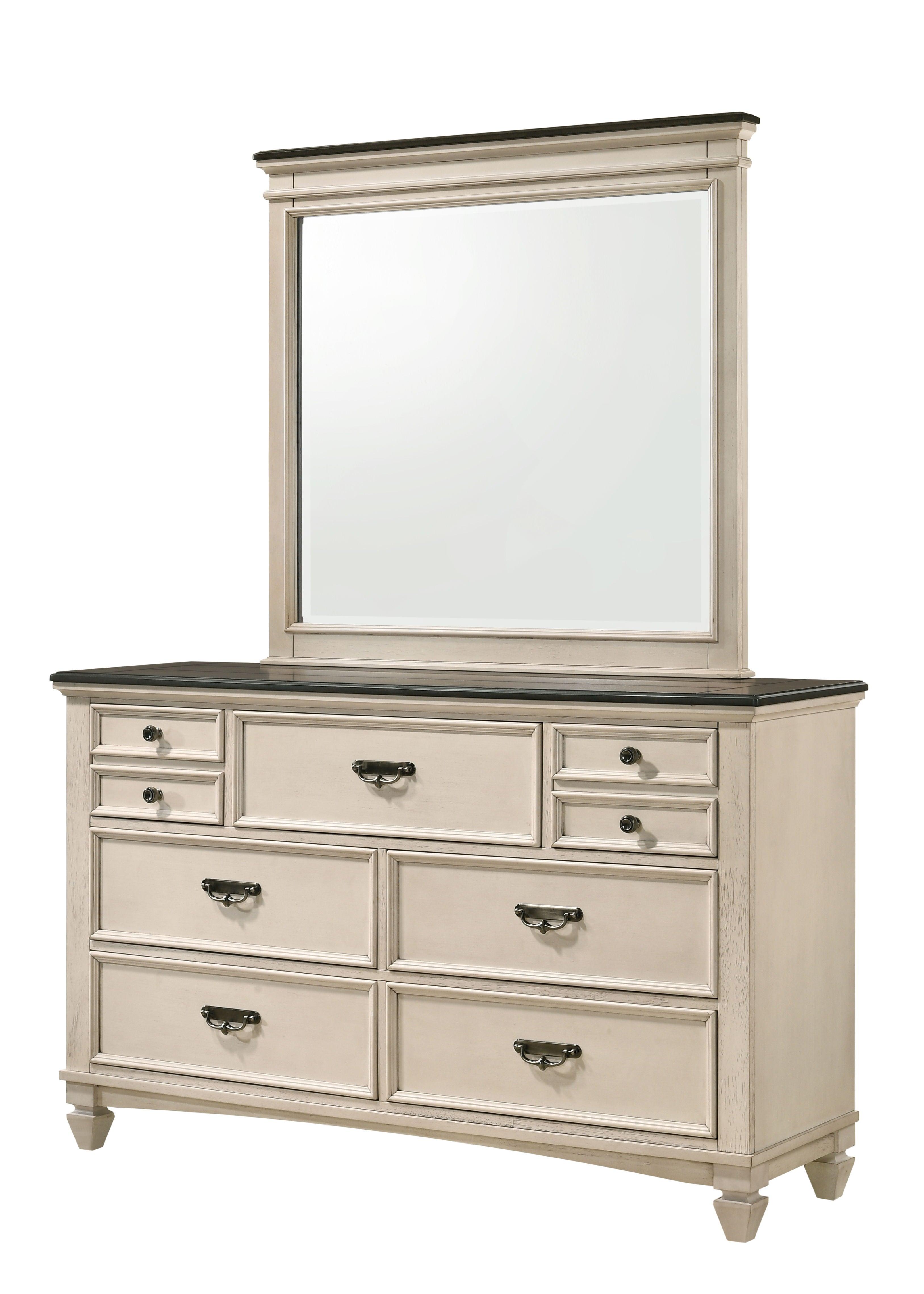 Crown Mark - Sawyer - Dresser, Mirror - 5th Avenue Furniture