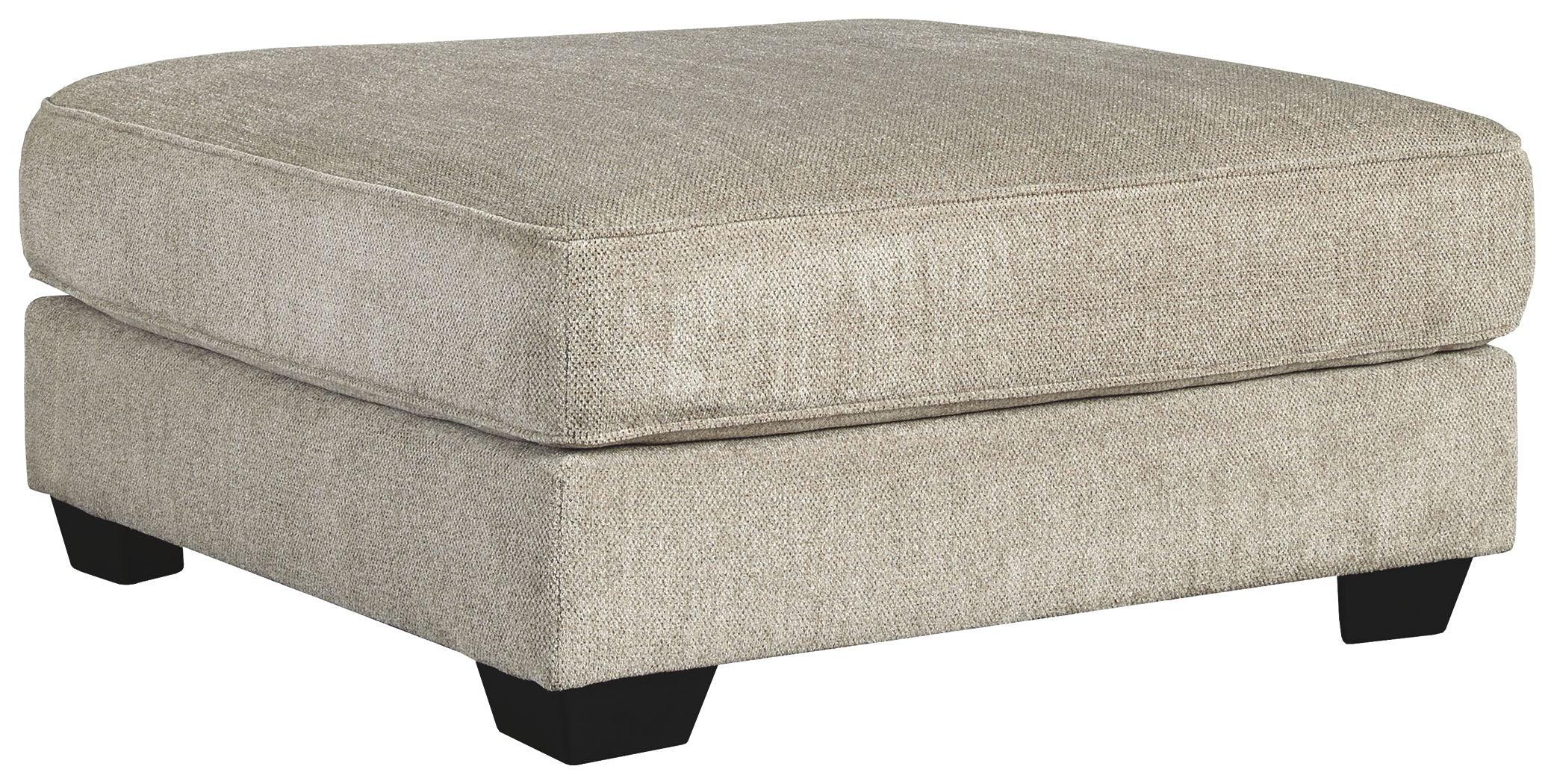 Ashley Furniture - Ardsley - Pewter - Oversized Accent Ottoman - 5th Avenue Furniture
