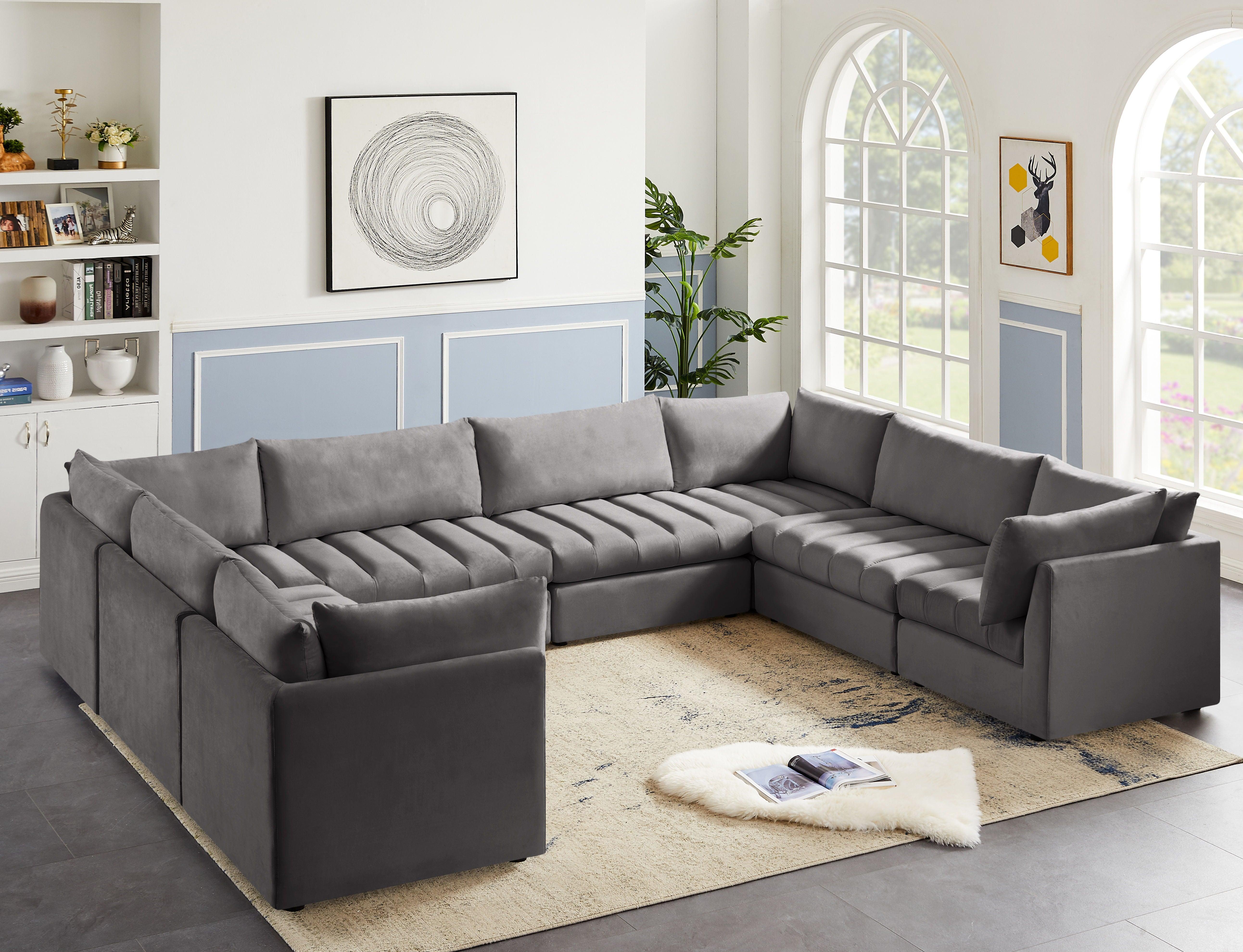 Meridian Furniture - Jacob - Modular Sectional - 5th Avenue Furniture