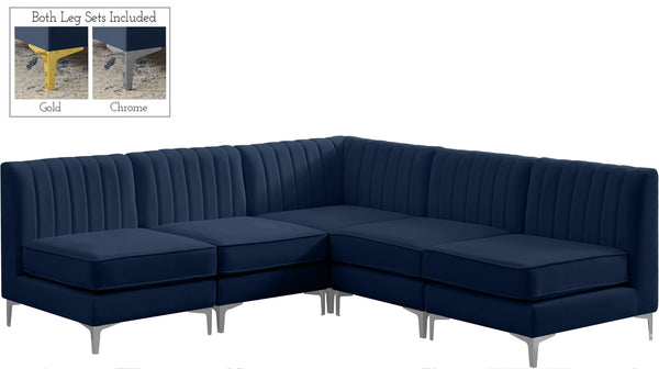 Meridian Furniture - Alina - 5 Pc. Sectional - 5th Avenue Furniture