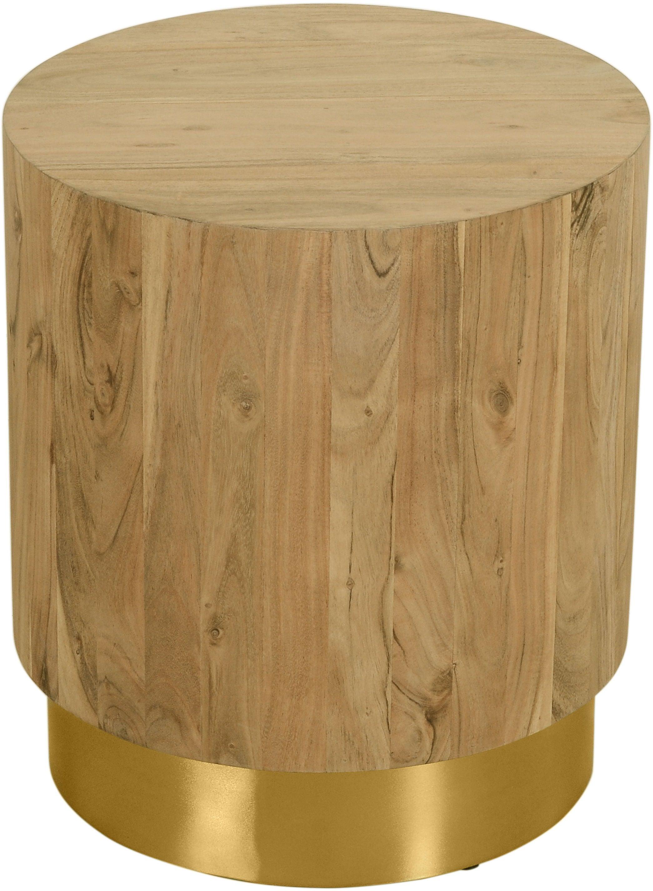 Meridian Furniture - Acacia - Round End Table - 5th Avenue Furniture