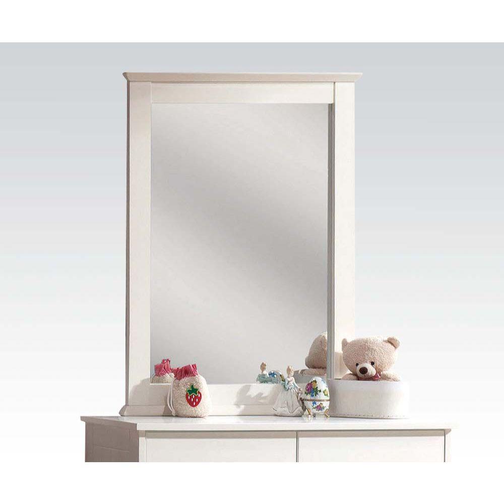 ACME - Bungalow - Mirror - White - 5th Avenue Furniture