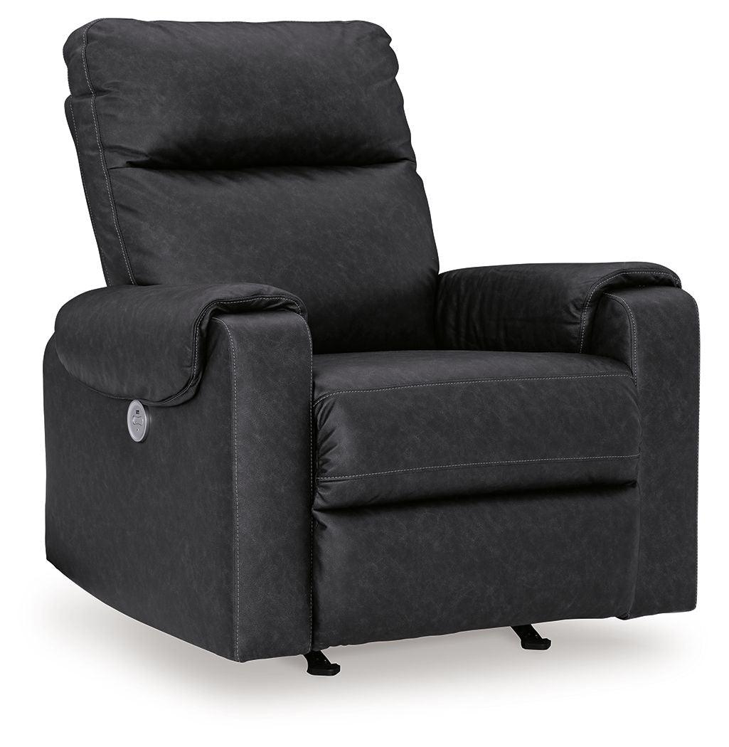 Signature Design by Ashley® - Axtellton - Carbon - Power Rocker Recliner - 5th Avenue Furniture