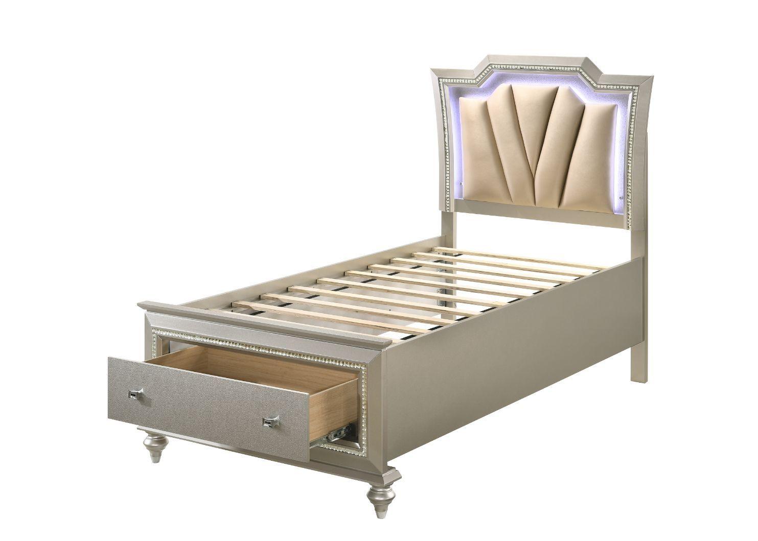 ACME - Kaitlyn - Bed w/Storage - 5th Avenue Furniture