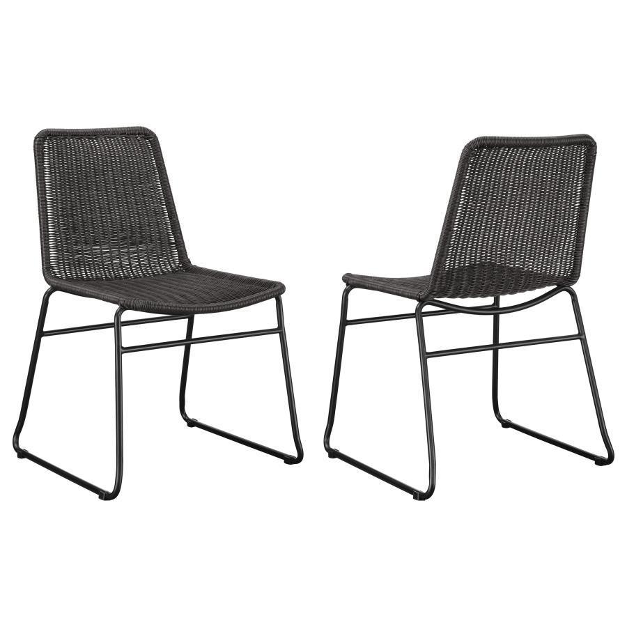 CoasterEveryday - Dacy - Upholstered Dining Chairs (Set of 2) - Brown And Sandy Black - 5th Avenue Furniture