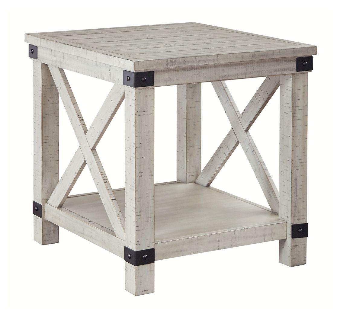 Ashley Furniture - Carynhurst - Whitewash - Rectangular End Table - 5th Avenue Furniture