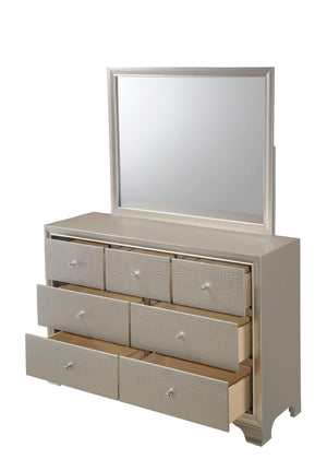 Crown Mark - Lyssa - Dresser, Mirror - 5th Avenue Furniture