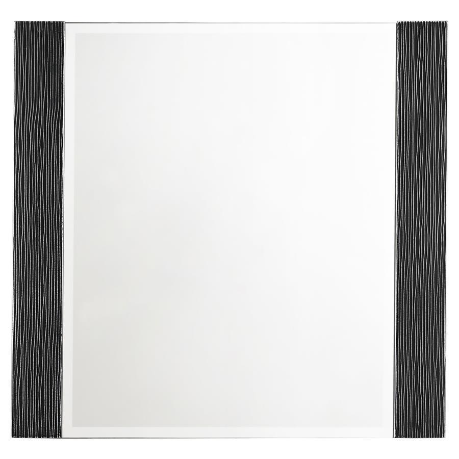 CoasterEveryday - Blacktoft - Rectangle Dresser Mirror - Black - 5th Avenue Furniture