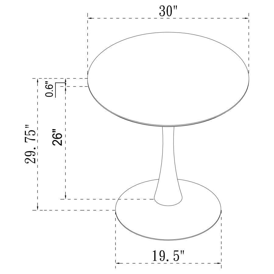 CoasterEveryday - Arkell - Round Pedestal Dining Table - 5th Avenue Furniture