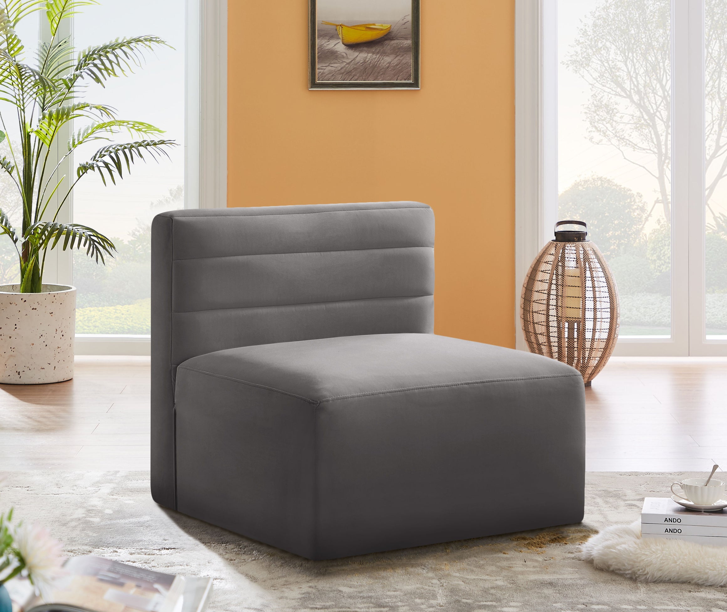 Quincy - Modular Armless Chair - 5th Avenue Furniture