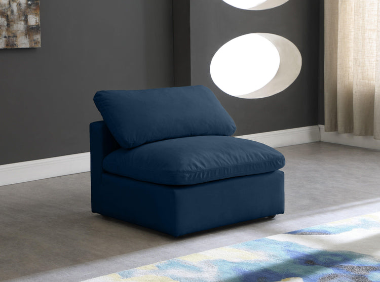 Meridian Furniture - Plush - Modular Armless Chair - 5th Avenue Furniture