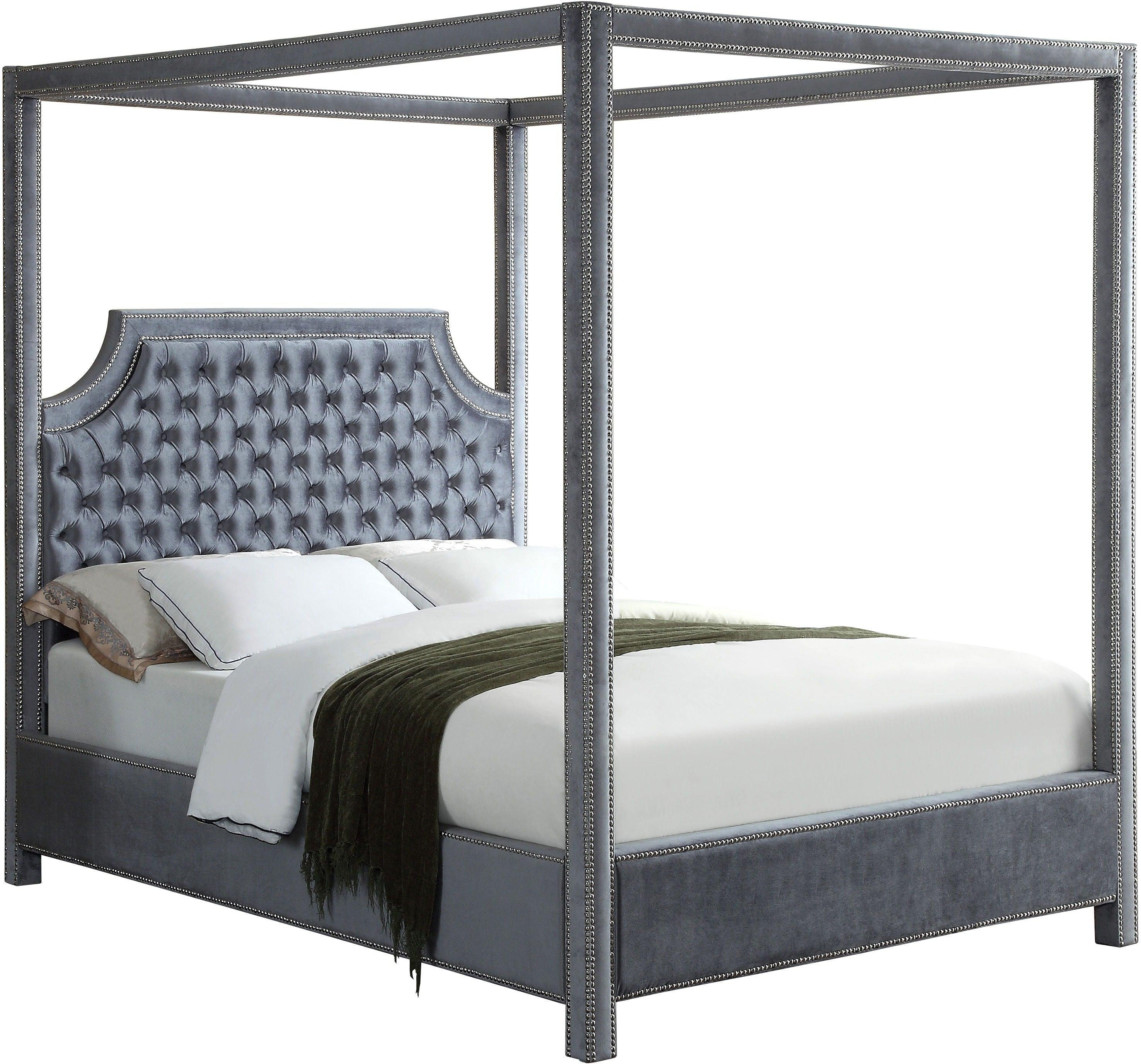 Meridian Furniture - Rowan - Canopy Bed - 5th Avenue Furniture