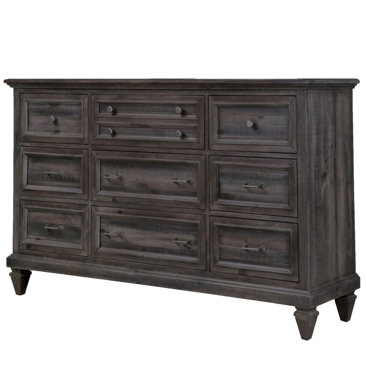 Magnussen Furniture - Calistoga - 9 Drawer Dresser In Weathered Charcoal - Weathered Charcoal - 5th Avenue Furniture