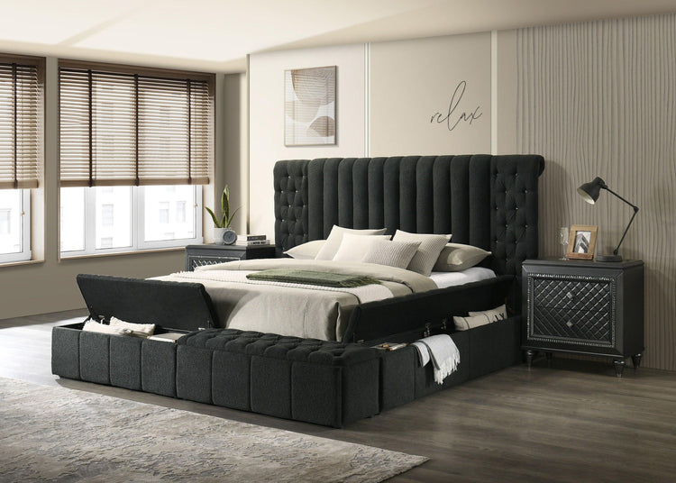 Crown Mark - Danbury - Bed With Storage - 5th Avenue Furniture