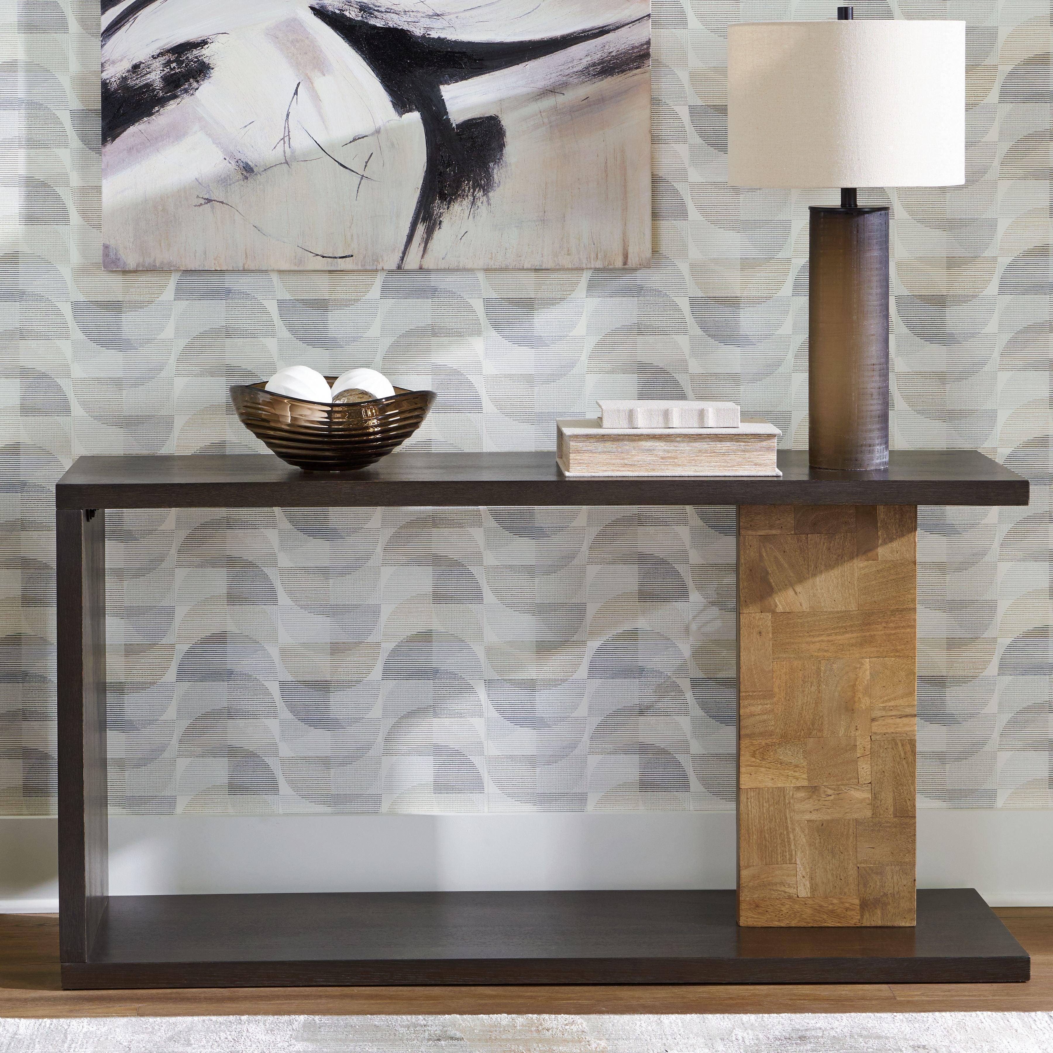 Signature Design by Ashley® - Camlett - Brown - Console Sofa Table - 5th Avenue Furniture