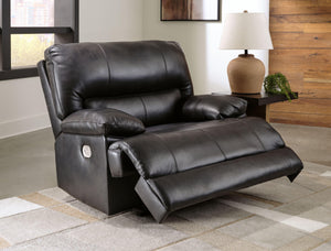 Signature Design by Ashley® - Mountainous - Eclipse - Power Recliner With Adj Headrest - 5th Avenue Furniture