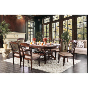 Furniture of America - Jordyn - Dining Table - Brown Cherry - 5th Avenue Furniture