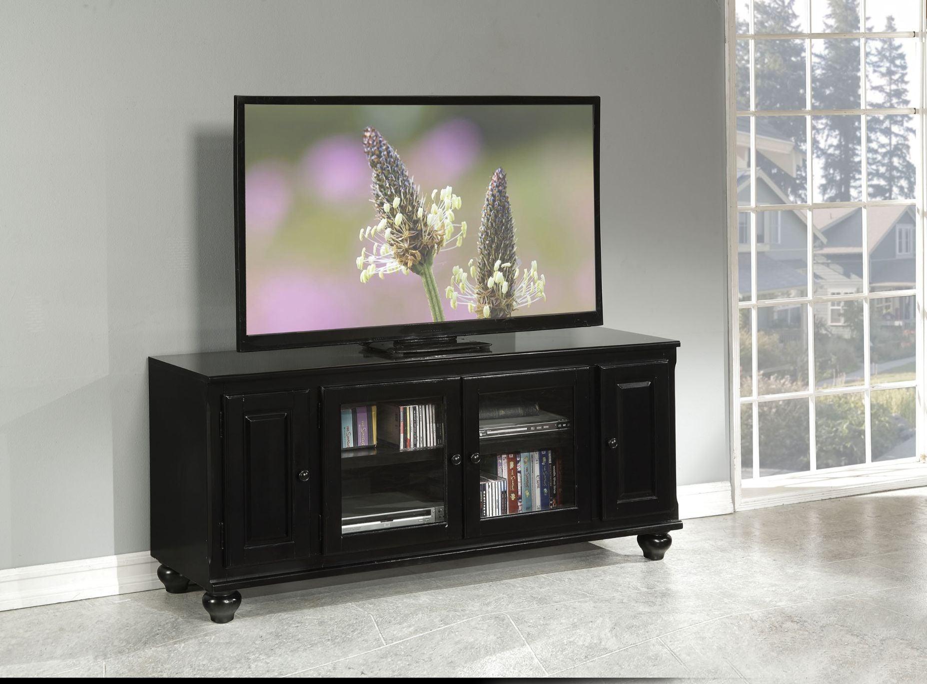 ACME - Ferla - TV Stand - Black - 5th Avenue Furniture