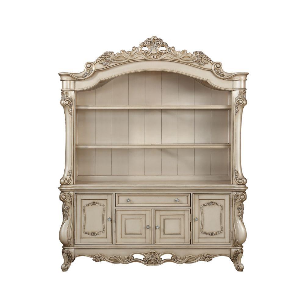 ACME - Gorsedd - Bookshelf - Antique White - 5th Avenue Furniture