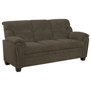 CoasterEveryday - Clemintine - Upholstered Sofa with Nailhead Trim - 5th Avenue Furniture