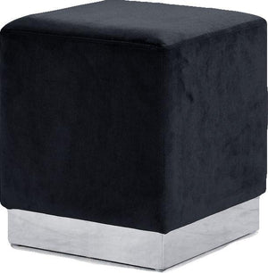 Meridian Furniture - Jax - Stool Ottoman - 5th Avenue Furniture