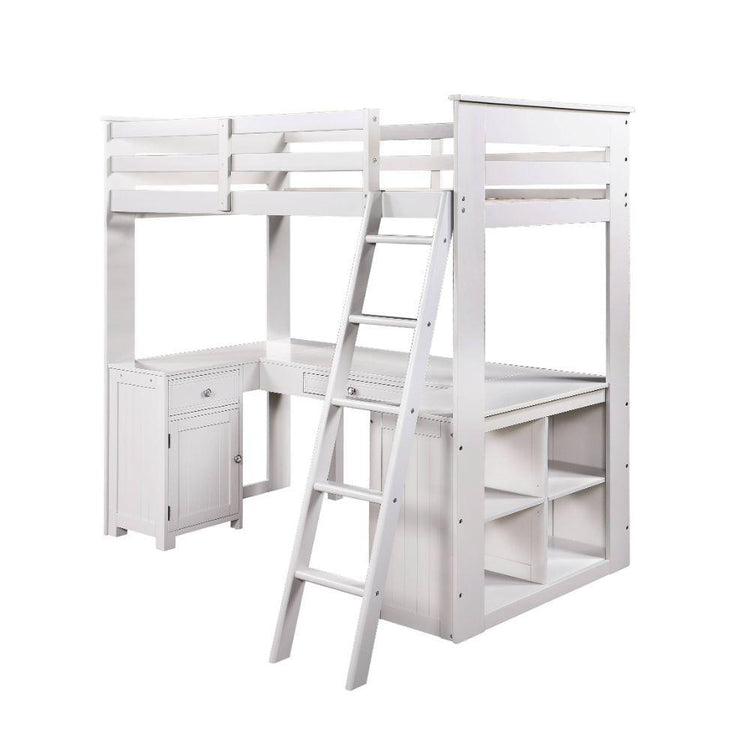 ACME - Ambar - Loft Bed - Light Gray - 5th Avenue Furniture