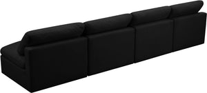 Meridian Furniture - Plush - Modular Armless 4 Seat Sofa - 5th Avenue Furniture