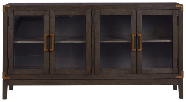 Signature Design by Ashley® - Burkhaus - Dark Brown - Dining Room Server - 5th Avenue Furniture