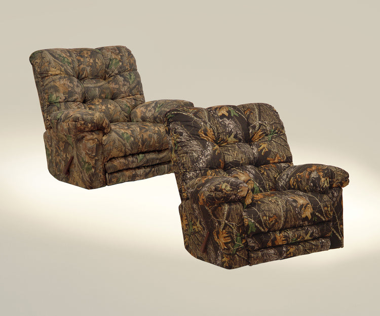 Magnum - Chaise Rocker Recliner - Mossy Oak - 46" - 5th Avenue Furniture