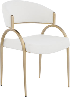 Privet - Dining Chair (Set of 2) - Cream - Fabric - 5th Avenue Furniture