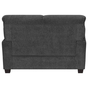 CoasterEveryday - Clemintine - Upholstered Loveseat with Nailhead Trim - 5th Avenue Furniture