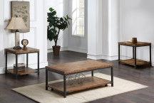 Steve Silver Furniture - Lantana - 3 Piece Table Set - Brown - 5th Avenue Furniture