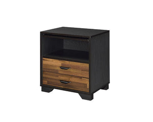 ACME - Milosh - Accent Table - Walnut & Espresso Finish - 5th Avenue Furniture