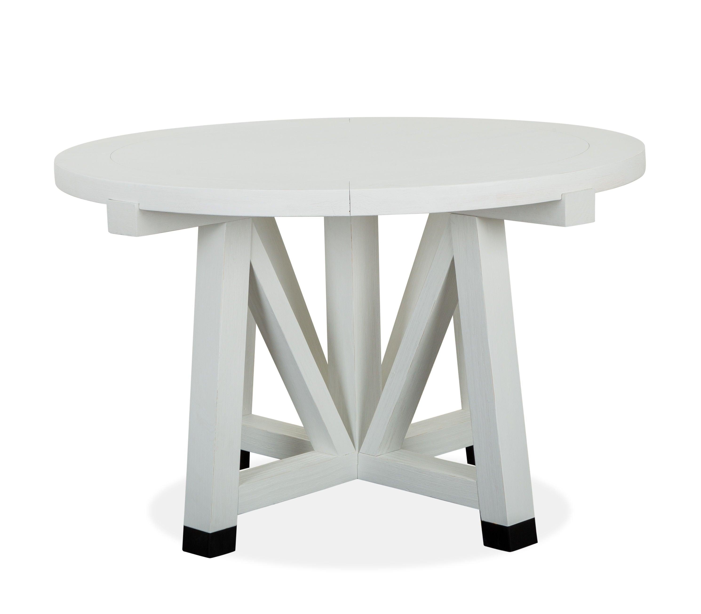 Magnussen Furniture - Harper Springs - Round Dining Table - Silo White - 5th Avenue Furniture