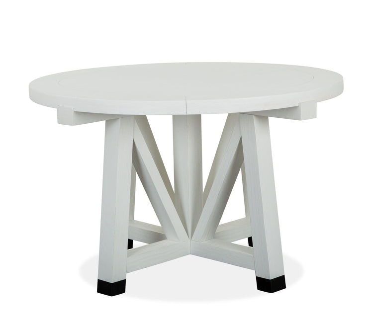 Magnussen Furniture - Harper Springs - Round Dining Table - Silo White - 5th Avenue Furniture