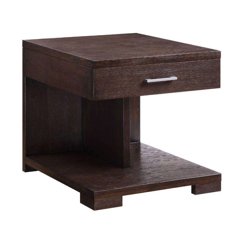 ACME - Niamey - End Table - Walnut - 5th Avenue Furniture