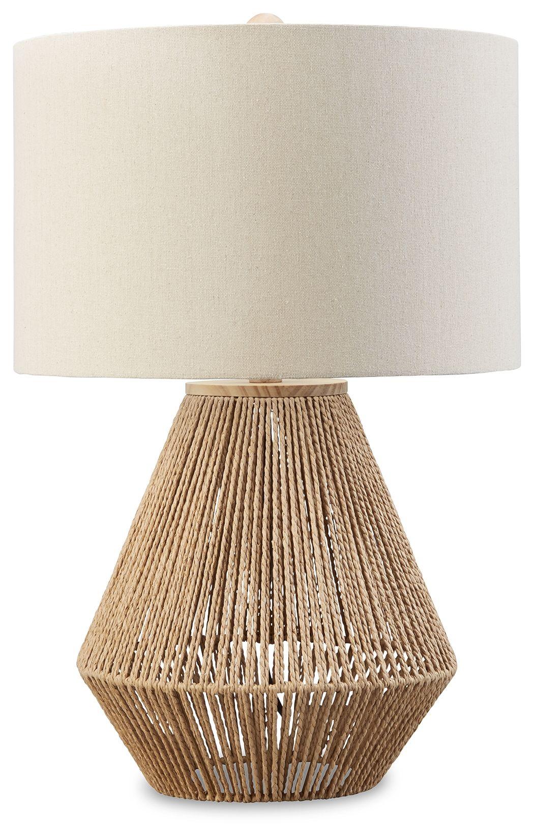 Signature Design by Ashley® - Clayman - Natural / Brown - Paper Table Lamp - 5th Avenue Furniture