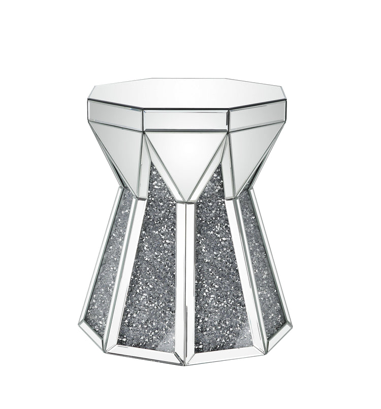 ACME - Noralie - End Table - Pearl Silver - Wood - 5th Avenue Furniture