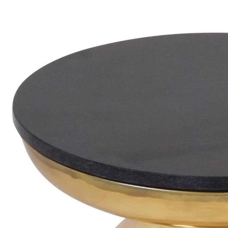 Steve Silver Furniture - Jovana - Round End Table - Black - 5th Avenue Furniture